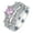 Pink, variant on Christmas Women Womens Rings Engagement Zircons Women Wedding Rings Set Jewelry Rings for Woman Diamond Ladies Ring Set
