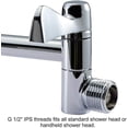 thumbnail image 2 of Costyle 11" Solid Brass Shower Head Extension Arm with Lock Joints Adjustable Height, 2 of 5