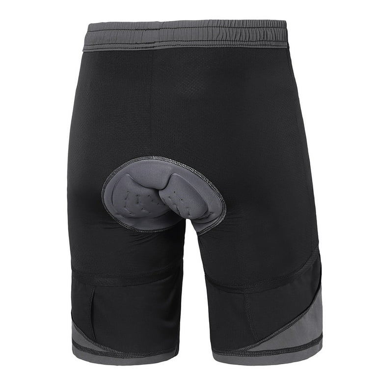 Arsuxeo 2 In 1 Padded Bike Shorts with Pockets Men Breathable