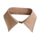 thumbnail image 2 of Cuellos falsos elegantes y extraíbles de PU para mujer, para suéteres, chaquetas y damas. Caqui, 2 of 7