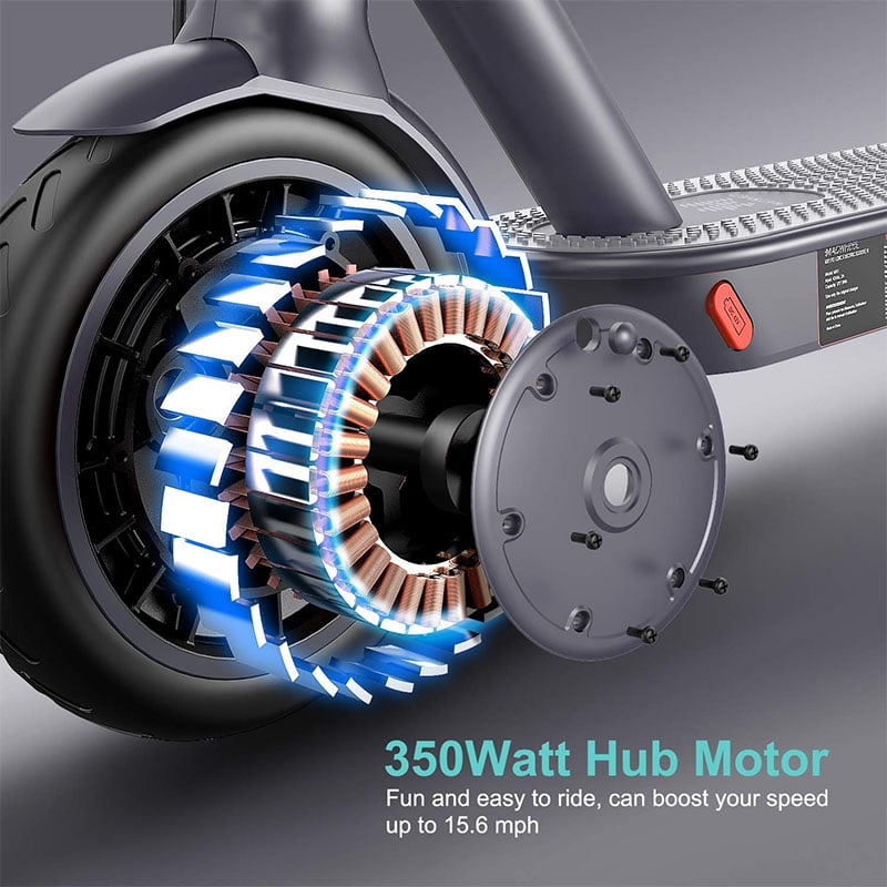 Kids Electric Scooter Bike, Powerful 350W Motor, 18.6 Miles Long-Range Battery, Up to 15.6 MPH, 8.5" Vacuum Tyres, Portable Folding Design Commuting Motorized Scooter for Kids Adults