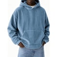 thumbnail image 2 of Yutgune Men's Pullover Hoodie, Casual Long Sleeve Hooded Sweatshirt with Pocket for Fall and Winter, 2 of 6