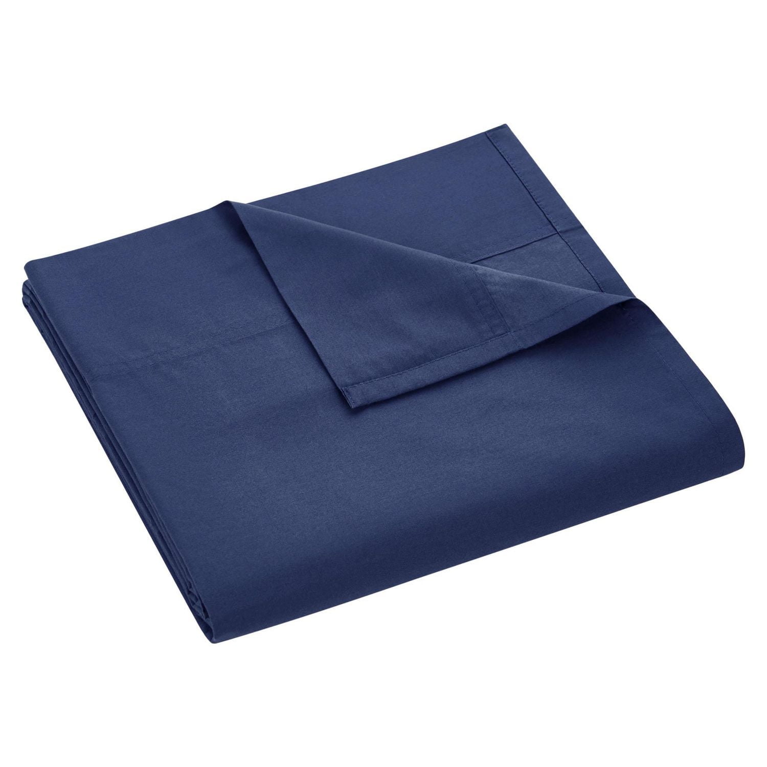 hometrends 300 TC Brushed Percale Flat Sheet, Size: Twin - King