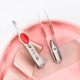 thumbnail image 1 of Pinzas para cejas con Clip para lámpara LED, herramientas de belleza para maquillaje, pinza para depilación, Mini luz, recorte delicado, auspicioso, 1 of 2