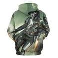 thumbnail image 3 of Star The Man-dalorian War Adult Sweater Pullover Sweatshirt Hoodies Long Sleeve Hooded Jackets Men Women, 3 of 8