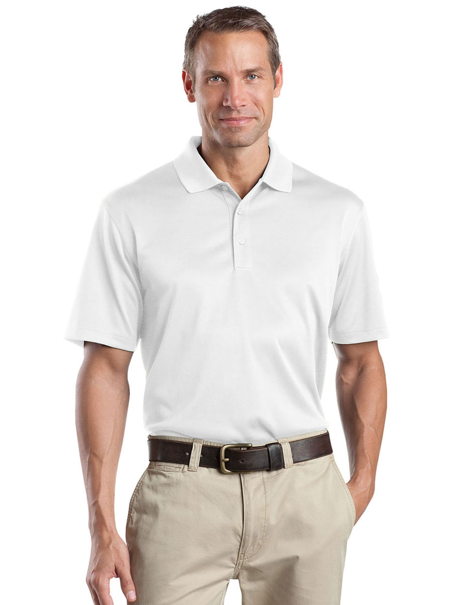 Cornerstone Cornerstone Men's High Professional Knit Collar Polo
