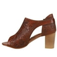 thumbnail image 3 of Roper Footwear Womens  Mika  Floral Tooled Heel 6.5 M Tan, 3 of 5
