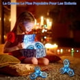 thumbnail image 3 of Rojo Fidget Spinner Toy Edc Toy Hand Fidget Toy Durable Rodamiento de acero inoxidable de alta velocidad 2-5 giros mínimos Material de latón Spinner de mano Tri Finger Gyro To, 3 of 4