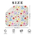 thumbnail image 4 of Pioneer Flower Floral Print Pattern Kitchen Dish Drying Mat 1 Pack, Ultra Absorbent Microfiber Drainer Mat, 16"x18", 4 of 6