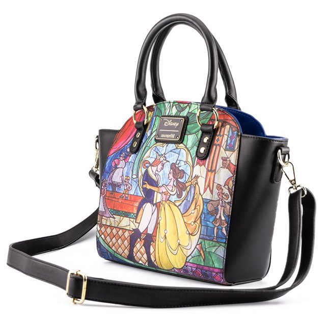 Loungefly X Disney: Castillo de Bella Bolso Cruzado Loungefly Bolso cruzado de Piel sintética