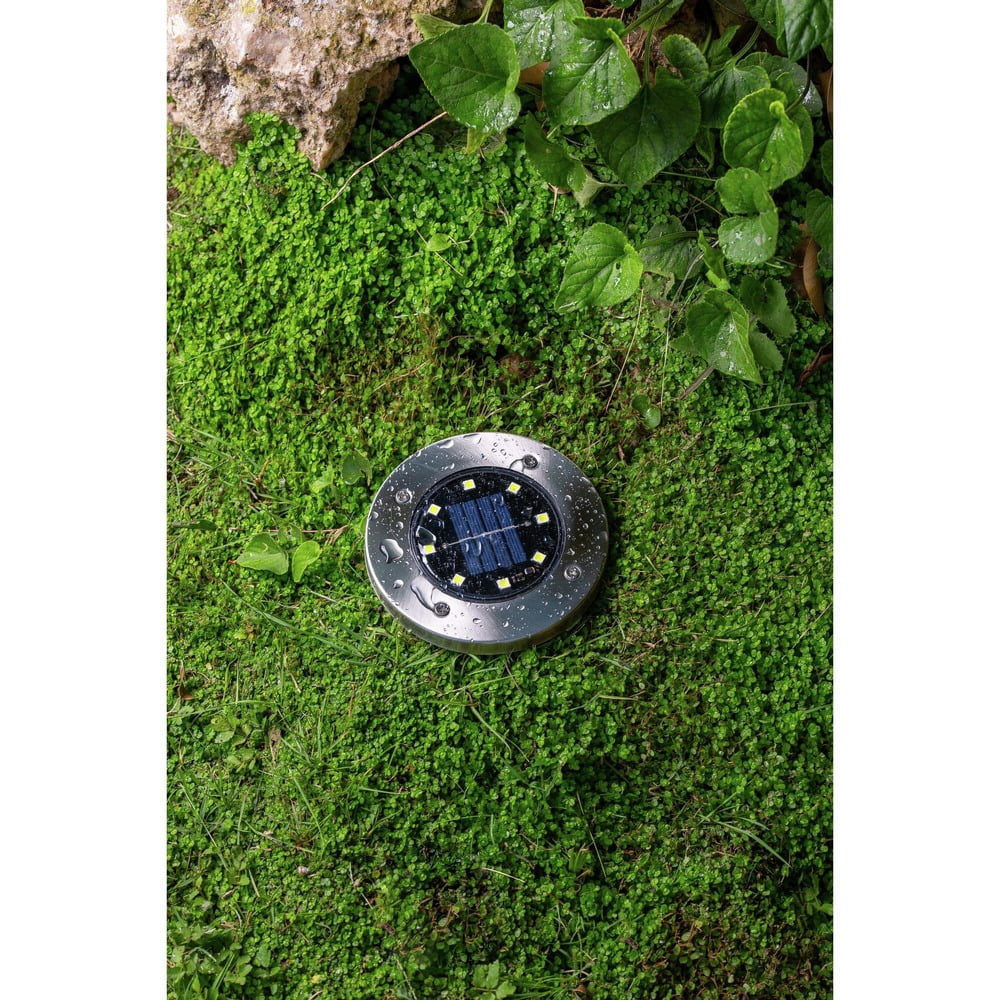 Black & Decker Outdoor Solar-Powered Disk Light (8/Pack)