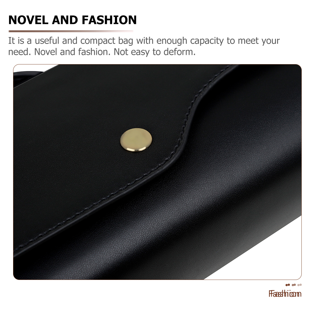 FENGGUIQU 1Pc Portable Flute Bag Black Waterproof Thickened Carrying Case for 16 Hole 17 Hole Flutes