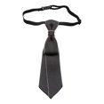 thumbnail image 4 of Corbata de hombre Sunnimix preatada Esquina gris afilada, 4 of 8