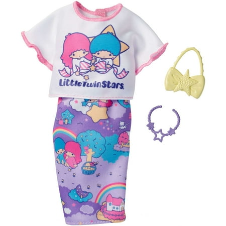 Barbie Hello Kitty Twin Stars Purple Pencil Skirt