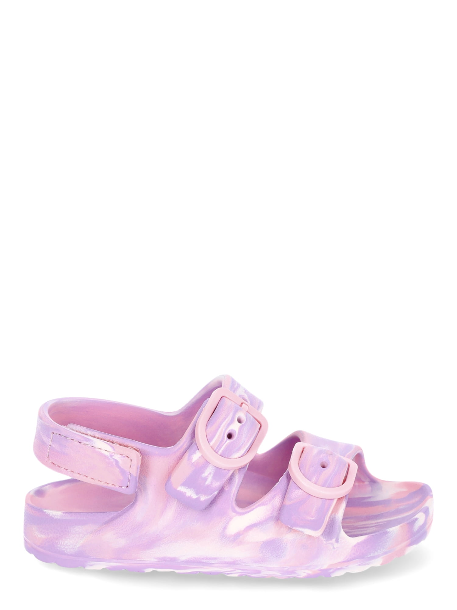 Wonder Nation Toddler Kids EVA Two Buckle Sandals 2-Pack