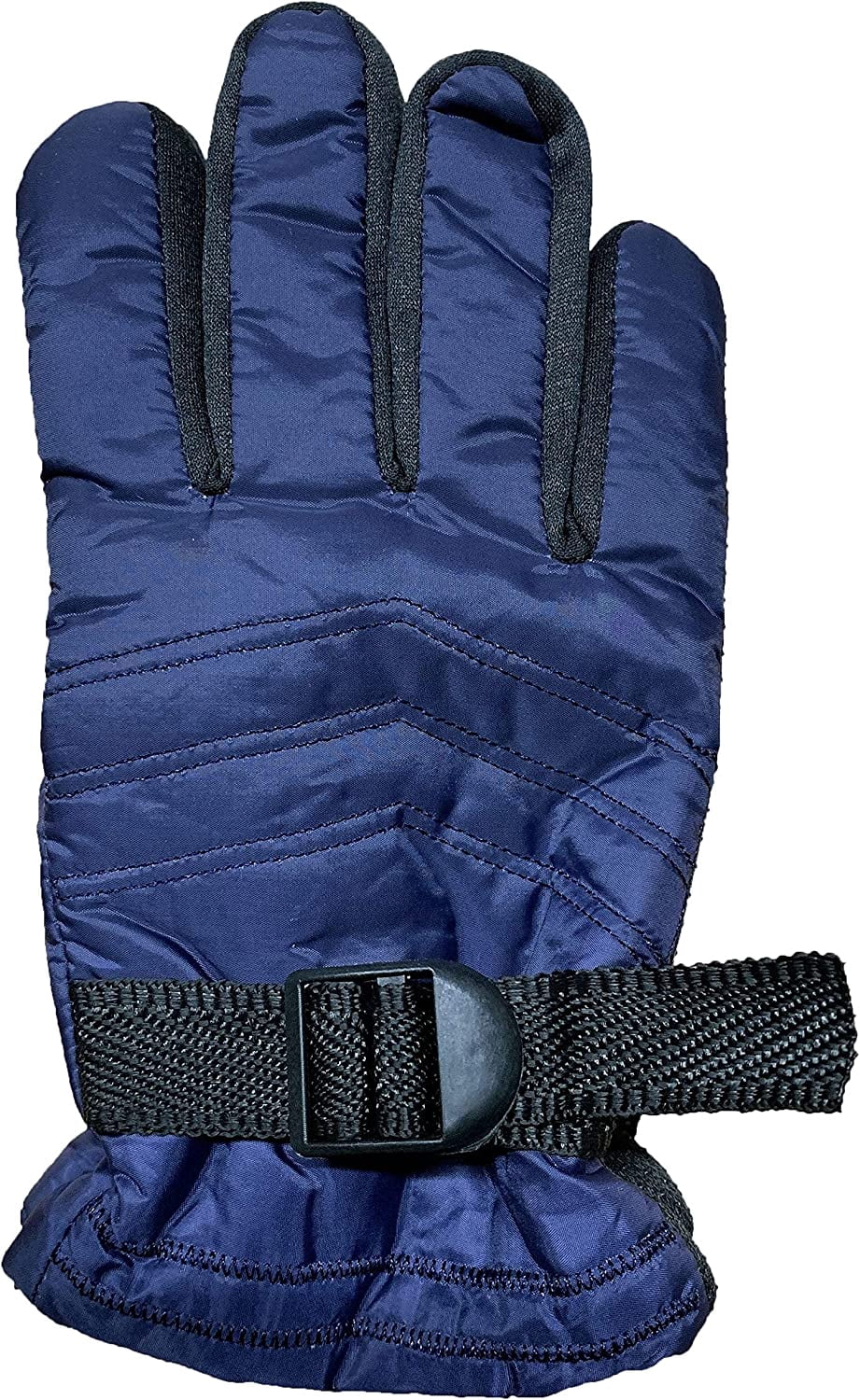 SOCKS'NBULK Winter Ski Gloves Fleece Lined Adjustable Strap Water Resistant For Men, Women, Kids