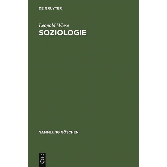 Sammlung GÃ¶schen Soziologie, Book 101, (Hardcover)