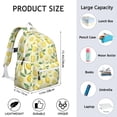 thumbnail image 6 of Lemon Backpack for School,Cute School Bag,Schoolbag with Adjustable Shoulder Straps & Padded Back,13.4"x11"x4.7", 6 of 6