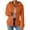 Orange, variant on ManxiVoo Womens Knitted Zip Up Hoodie Casual Lightweight Long Sleeve Outerwear Jacket L Size Blue
