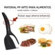 thumbnail image 4 of Espátula para plancha tipo pinza 2 en 1: cuenta con una hoja antiadherente de nailon fácil de agarrar, ideal para tortitas de patata y filetes, con un mango ergonómico resistente al calor.(Rojo), 4 of 10