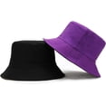 thumbnail image 4 of CoCopeaunts Men Bucket Hat Lightweight Packable Women Double Use Fisherman Hats Unisex Pure Color Outdoor Classic Basin Caps, 4 of 8