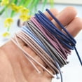 thumbnail image 3 of Cinta Elástica de Goma de Colores Mezclados de 5x5 Metros, Cinta para El Pelo con Lazo para Mujer, Soporte para , Diadema, Accesorios,, 3 of 8