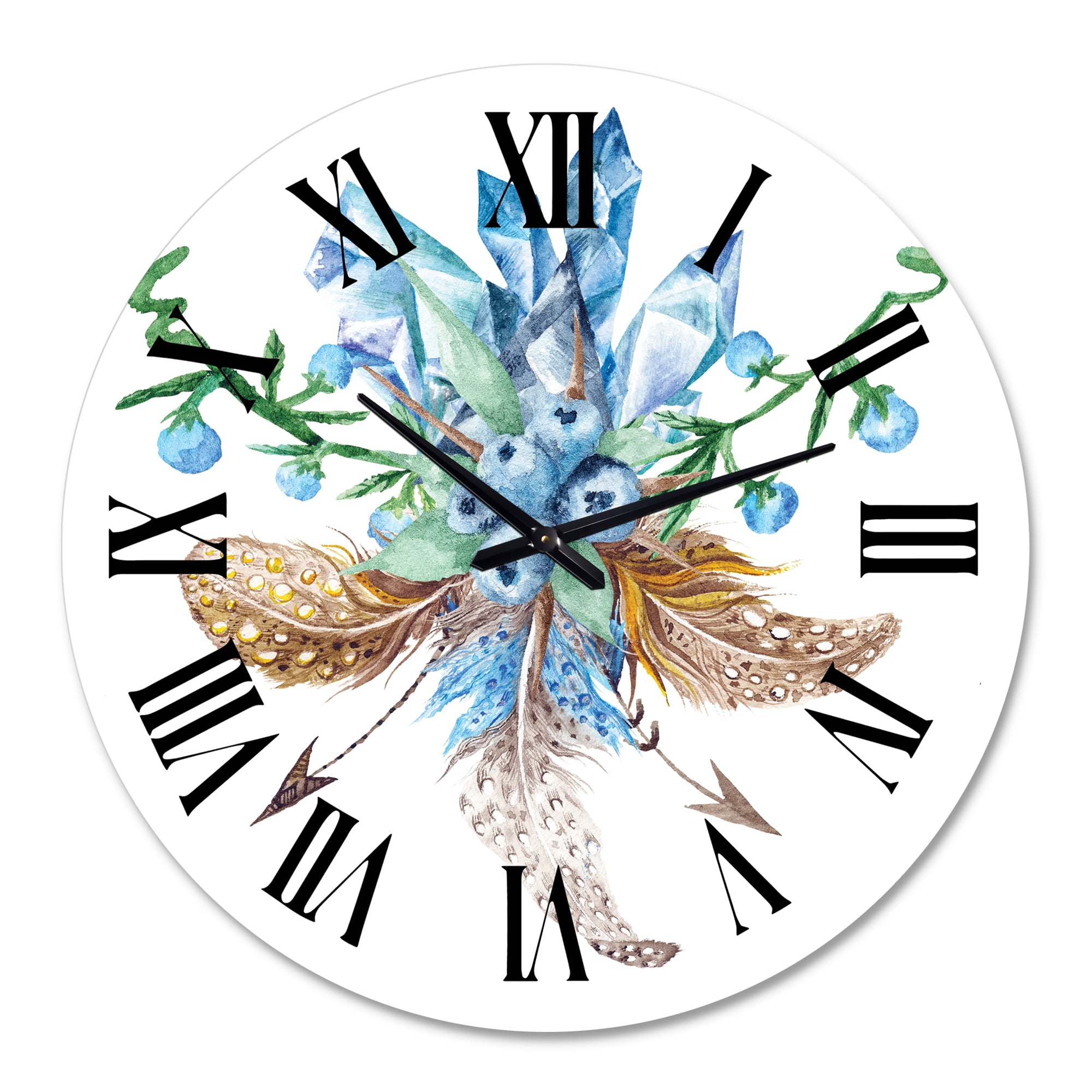Designart 1 in Quartz Traditional Wall Clock