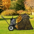 thumbnail image 7 of 48" Wide Heavy Duty Tow Behind Lawn Sweeper with 26 Cu. Ft Large Capacity, Adjustable Height, Easy Dumping Leaf and Grass Collector for Farms and Lawns, Black, 7 of 7
