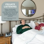 SEREONIC Wireless Portable TV Speaker for Hard of Hearing – Hear Your TV with More Clarity Without Disturbing Others – Perfect for TV Watching Without The Blaring Volume.