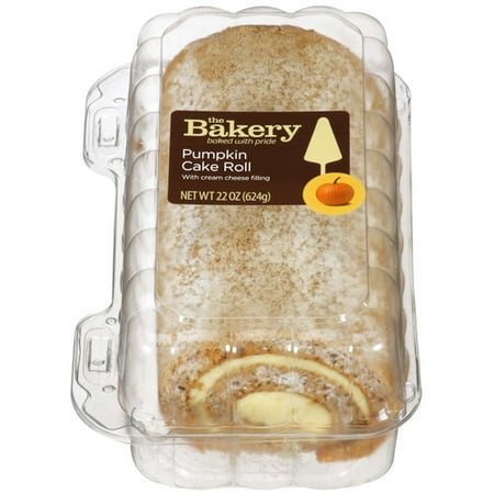 The Bakery at Walmart Pumpkin Cake Roll with Cream Cheese ...