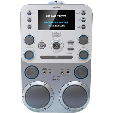 The Singing Machine Cd+g And Mp3 And Cd And Mp3+g Karaoke Player With Bluetooth & 7" Monitor