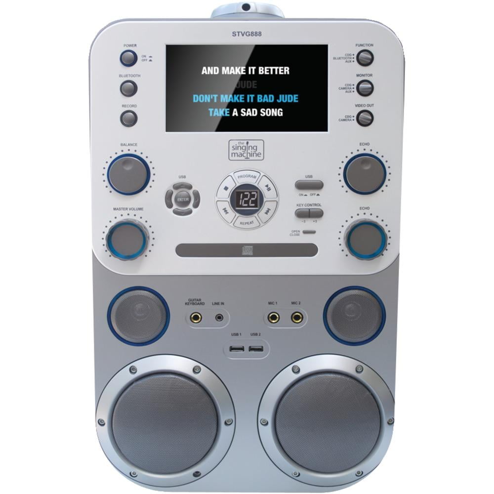 The Singing Machine Cd+g And Mp3 And Cd And Mp3+g Karaoke Player With