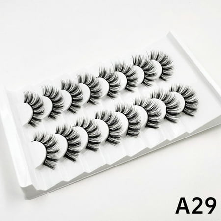 8 Pair 3D Artificial (Natural Looking) Long Eyelashes for Women and Girls 8 Pair 3D False Eyelashes  Artificial Eyelashes  Long Natural Looking Eyelashes for Women and Girls. Four Season Wear. SPECIFICATIONS: Features: 8 Pair of 3-D Artificial Eyelashes for All Occasions. Number of Pieces: One Unit False Eyelashes Sort: Strip Lashes False Eyelash Material: Other False Eyelash Length: 1cm - 1.5cm False Eyelash Band: Black Cotton Band Model Number: 8 pair of Eyelashes False Eyelash Type: Full Strip Lashes False Eyelash Style: Natural Long Manufacturing Process: Semi-Hand Made Quantity: 8 pair Item Type: False Eyelash Size: 8 pair Free Shipping