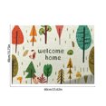 thumbnail image 3 of Alfombra para puerta de entrada Poliéster Antideslizante Alfombrilla de baño Absorbente Alfombrilla de puerta de inodoro 60x40cm Multicolor Fácil cuidado Decoración de interiores, 3 of 6