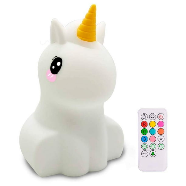 Led Nursery Night Lights For Kid Cute Animal Silicone Baby Night Light With Touch Sensor And Remote Portable And Rechargeable Infant Or Toddler Cool Color Changing Bright Walmart Com Walmart Com
