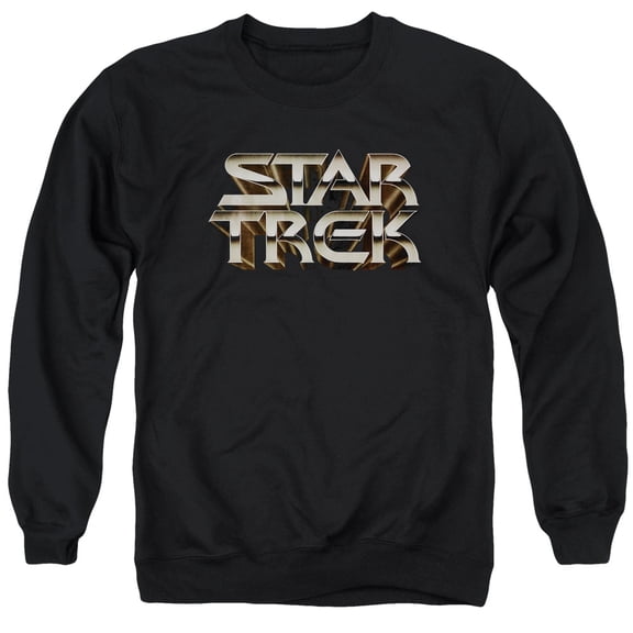 Star Trek Feel The St-Shirtl Adult Crewneck Sweatshirt Black