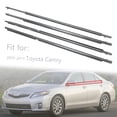 thumbnail image 2 of 4Pcs Car Window Exterior Trim Strips Chrome Seal Weatherstrips Fit for Toyota Camry 2007-2011, 2 of 5