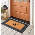 thumbnail image 7 of A1HC Natural Rubber & Coir 24x36 Monogrammed Doormat For Front Door, Anti-Shed Treated Durable Doormat for Outdoor Entrance, Heavy Duty, Low Profile, Easy to Clean, Long Lasting Front Porch Entry Rug, 7 of 7