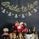 thumbnail image 3 of Golden Bride Become Banner Sign Double Sided Glitter Paper Decorative Supplies, 3 of 4
