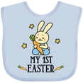 thumbnail image 3 of Inktastic My 1st Easter Boy Bunny Rabbit Boys Baby Bib, 3 of 4