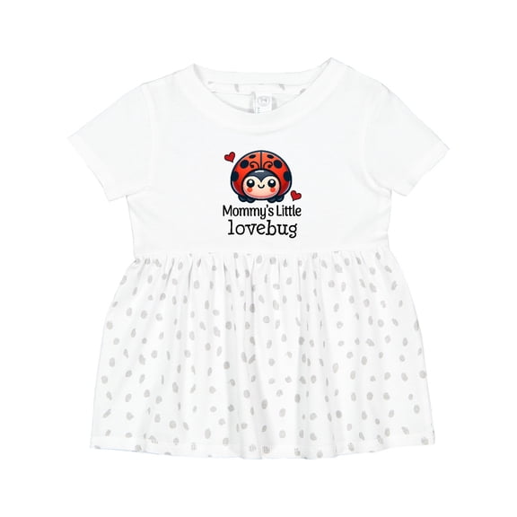 Inktastic Ladybug Mommys Little Lovebug Girls Baby Dress