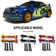 thumbnail image 2 of mmirethe Ensemble de 2 Pcs 1/8 Tige de Liaison en Alliage d'Aluminium pour Véhicules WR8 sur Route, Accessoires de Voiture RC, Pièces de Rechange Rouges, 2 of 6