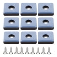 thumbnail image 1 of Deslizadores de muebles de teflón cuadrados elegantes, deslizadores de alta calidad que garantizan una larga vida útil, resistentes a la presión para pisos de madera, laminados, vinilo y baldosas (24, 1 of 5