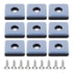thumbnail image 1 of Deslizadores de muebles de teflón cuadrados elegantes, deslizadores de alta calidad que garantizan una larga vida útil, resistentes a la presión para pisos de madera, laminados, vinilo y baldosas (24, 1 of 5