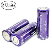 Vapcell INR 26650 4200mAh 32A Rechargeable High Drain Flat Top 26650 Battery (2 Pack)