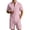 A-Pink32, variant on JAJAHO Mens Shorts Set Lightweight Linen Summer 2 Piece Outfits Breathable Short Sleeve Solid Color V Neck Shirt And Shorts Casual Beach Clothes Stylish Outfit