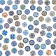 thumbnail image 1 of 80 piezas de mosaicos de 14 mm, cabujones semicirculares con parte trasera plana, cabujones de cúpula de vidrio con estampado de mosaico colorido, suministros para mosaicos con patrón de flores., 1 of 9
