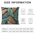 thumbnail image 5 of PIKWEEK  Throw Pillow Cover Bali Tropical Palm Leaves Floral Pattern Hawaiian Abstract Beautiful Pillowcase Home Decorative Square Pillow Case Cushion Cover, 5 of 5