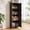 Black, variant on Homieasy Farmhouse Slim Pantry Cabinet with Adjustable Shelves & Reversible Door - Perfect for Kitchen, Pantry & Small Spaces,Black