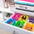 thumbnail image 3 of Simplify 2 Pack 5 Pack Freestanding Mini Organizers in Neon, 3 of 8